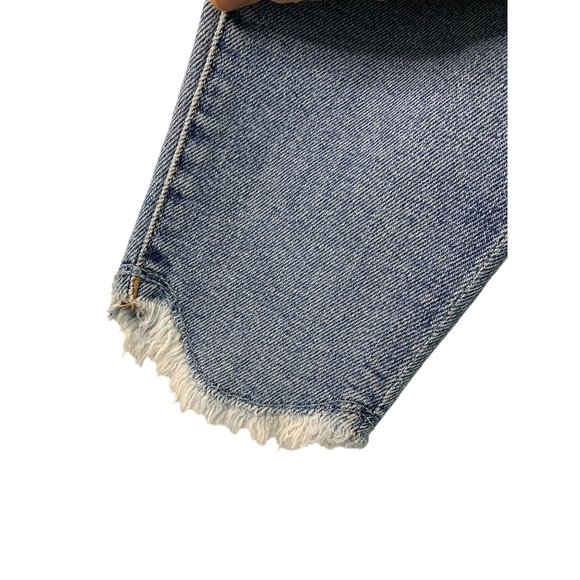 Womens 7 for all Mankind NWT Size 31 Ankle Skinny Jeans Raw Hem $199 6599 - Picture 3 of 11